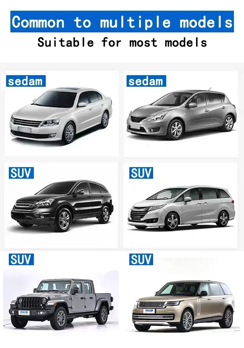 Hochwertige Auto-Sonnenschutzabdeckungen, Sonnenschutz für Autofenster, reflektierender Sonnenschutz für Windschutzscheiben, für SUV und normale Autos – Detail 11