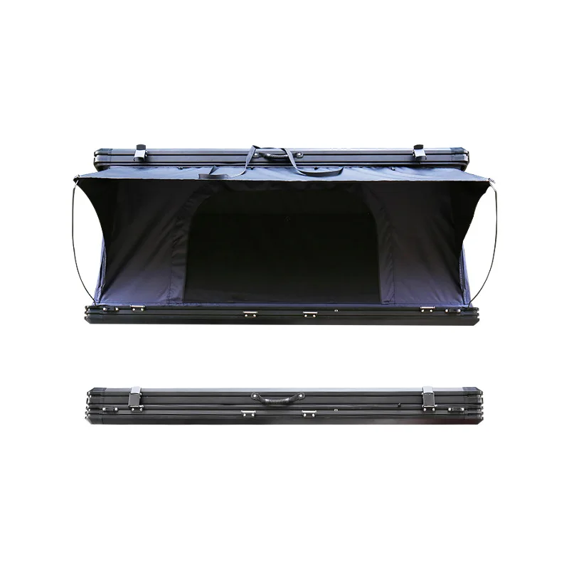 Aluminum Alloy Summer Car Roof Tent Square Straight Widened Version 1.45m Automatic Opening Hydraulic Single Layer Waterproof 5