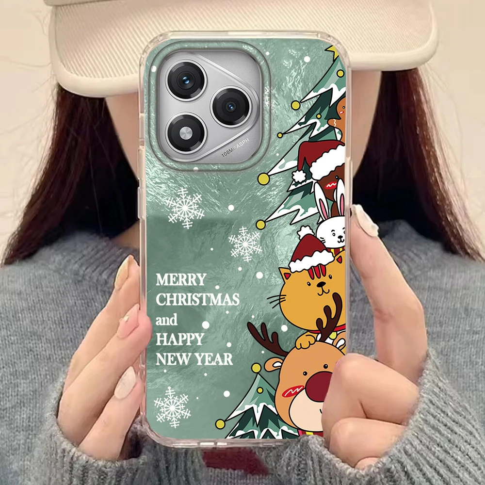 Funda de teléfono Feliz Navidad muñeco de nieve para Honor 400 200 90 Smart Pro Magic7 6 5 70 Lite X9a X9c X9b X8a X8b X6c X7b X7c X6b