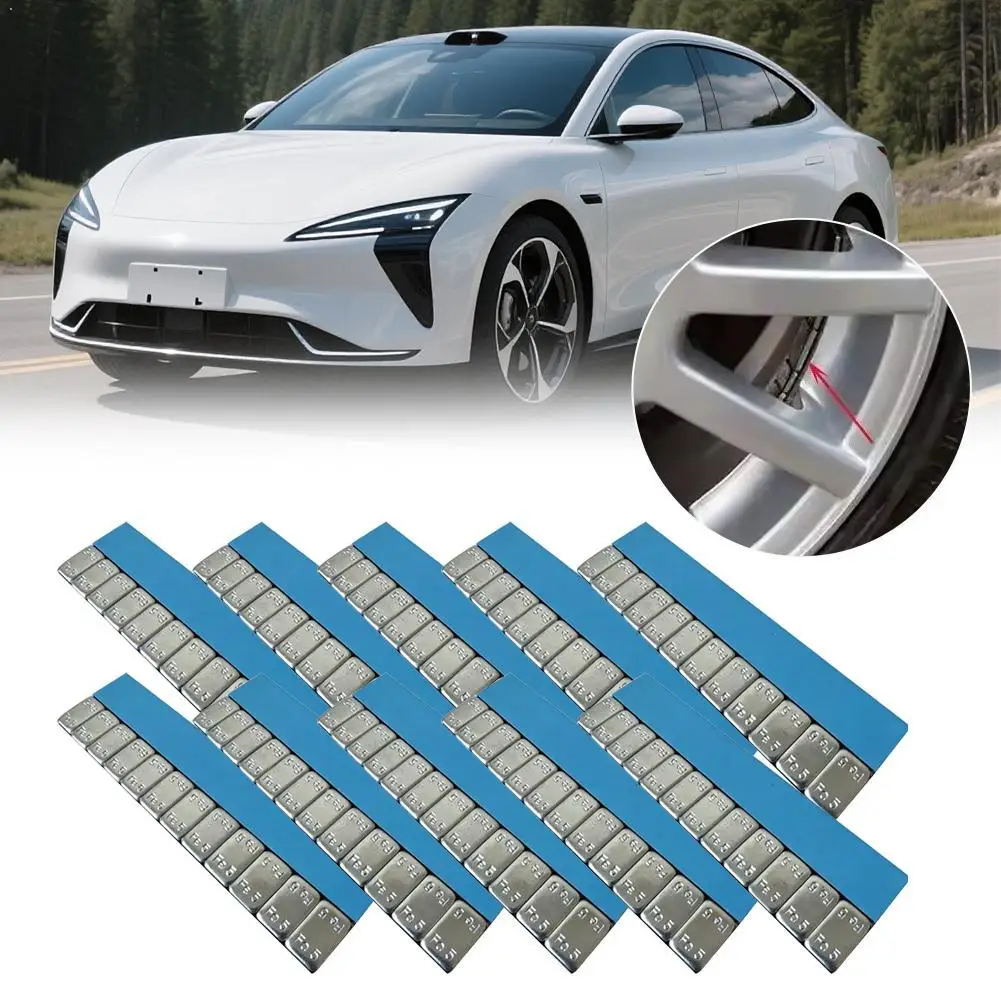 

5/10PCS Wheel Balance Weight Block Universal Car Tire Adhesive Iron Wheel Tyre Balancer Block for Cars Truck Motorbike