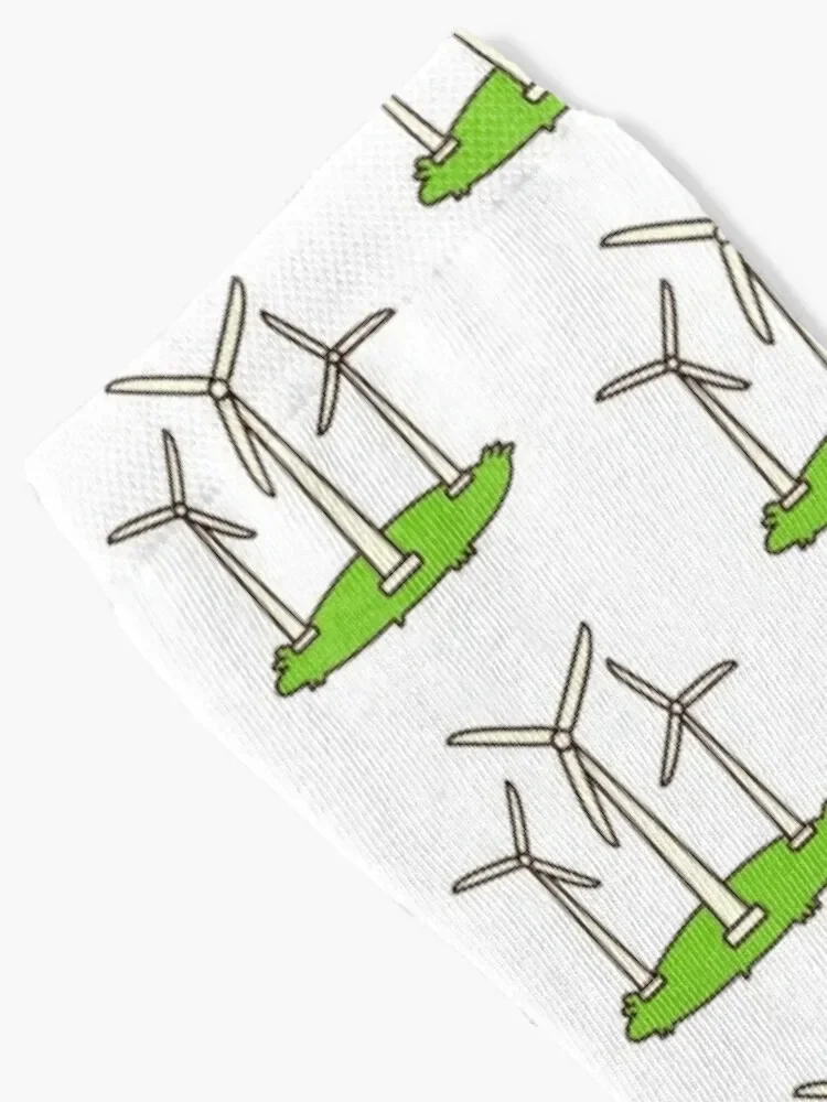 Wind Turbines Socks aesthetic gifts Women Socks Men's