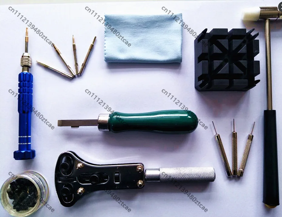 Watch tool set, environmentally friendly pry knife, multi-purpose 14-in-one, unscrew the back cover to pry the back cover