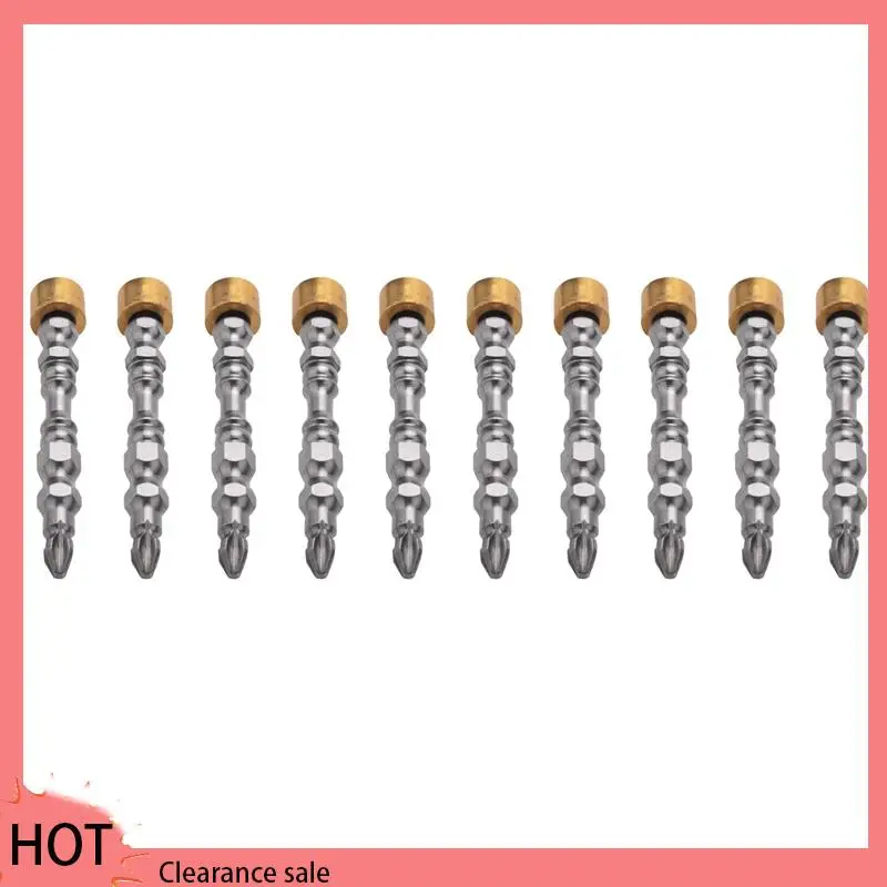 A88Z 8X PH2 Hardness 65MM Cross Head Screwdriver Bit Double Head Electric Phillips Screw Driver With Magnetic Ring
