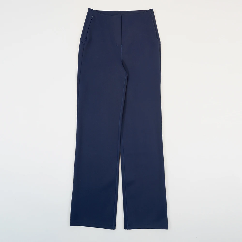 LULU FLORA Slim-Fit-Anzughose, lässig und für den Alltag geeignet, schlankmachend, knitterarm, formstabil, mit Taschen für eine bessere Figur, elastisch. – Detail 15