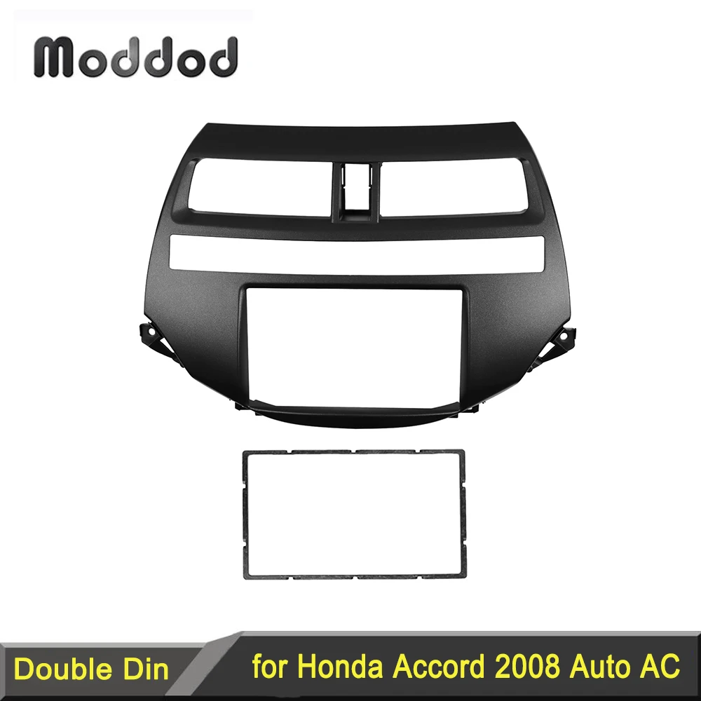 

Double 2 Din Fascia for Honda VIII Accord 2008+ Radio DVD Stereo CD Panel Dash Mounting Installation Trim Kit Face Frame Fasica