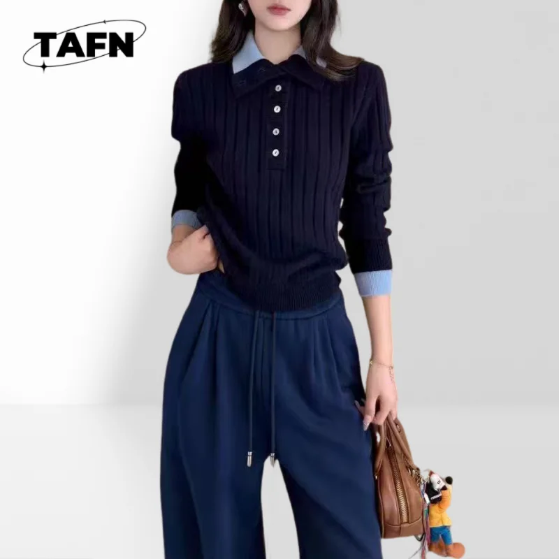 Wysokiej jakości sweter damski z dzianiny wełnianej, stylowy i wygodny krój, miękka mieszanka wełny zapewniająca ciepło i komfort AJ0930