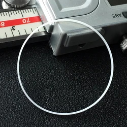 White Gasket 0.4mm Thick 1.25mm High 35-40mm I Ring Fits Front Watch Crystal Glass Repair Parts Watches Accessories，1pcs