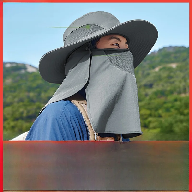 chapeau-de-peche-pour-homme-en-feuille-de-bananier-protection-integrale-ts574-avec-protection-faciale-type-sarong-pour-sentiers-de-montagne-protection-uv-chapeau-de-soleil-de-peche-a-large-bord