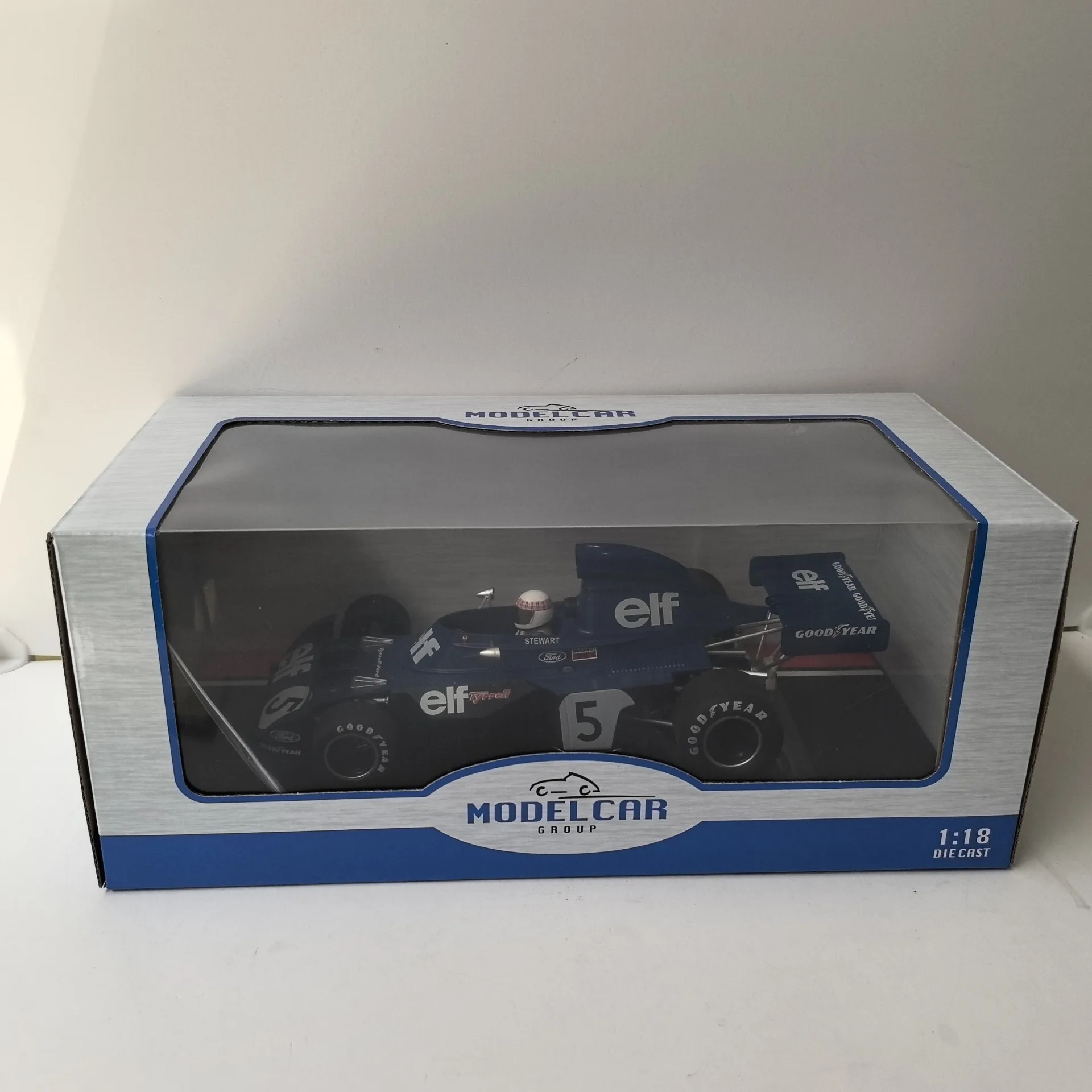 

Diecast MCG 1/18 Scale TYRRELL FORD 006 #5 1973 Tyrrell Ford Formula Racing Alloy Car Model Collectible Toy Gift Souvenir