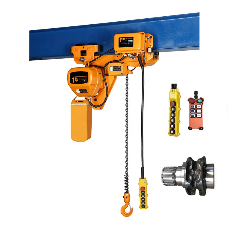 Hot sale 1ton Chain Electric lifting pulley  Hoist block Lifting Equipment Crane Electric Chain Hoist