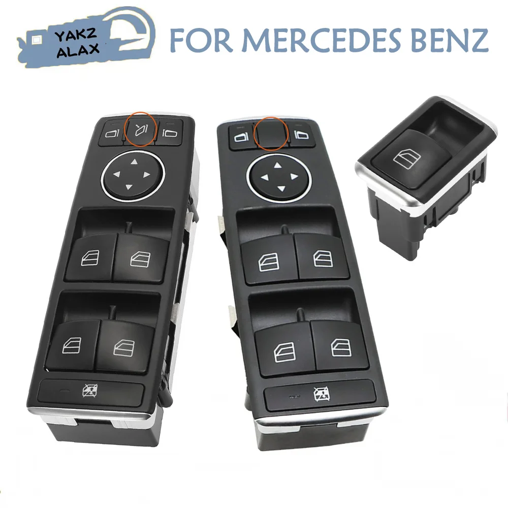 

For Mercedes Benz W246 W176 W156 W117 A B CLA GLA Class Electric Power Window Control Switch 1669054400 1669054300 2049058202