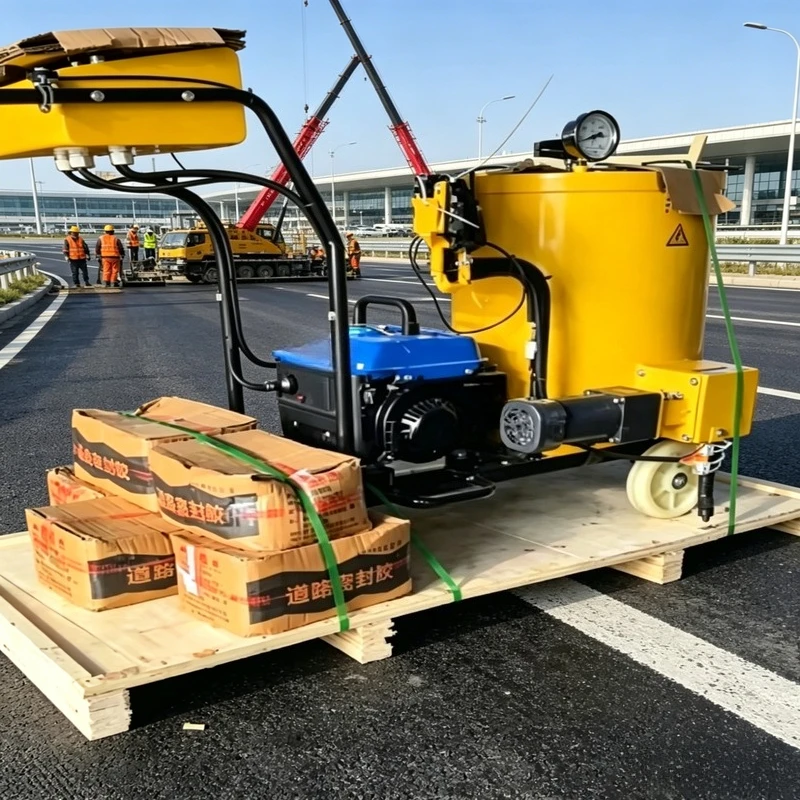 High Quality Asphalt Crack Filling Machine Road Crack Sealing Equipment For Road Safety Projects