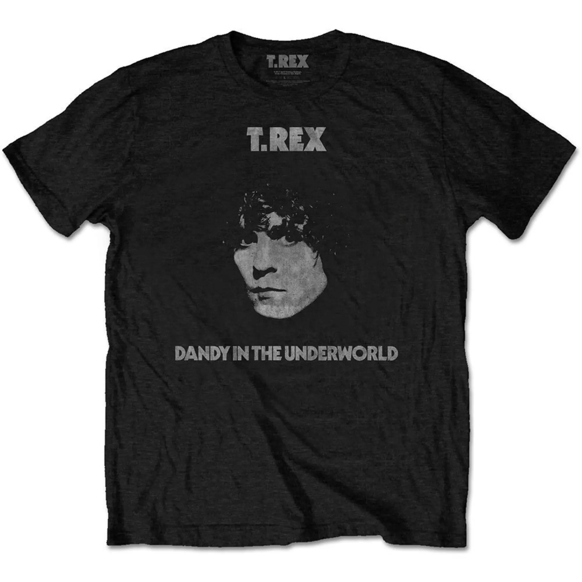 T. Rex Marc Bolan Dandy In The Underworld OFFICIAL Tee T-Shirt Mens Unisex