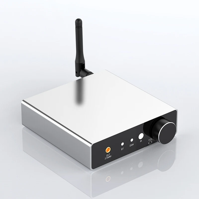 Mini decodificador de áudio hi-fi es9018 dac bluetooth 5.3 casa decodificador de áudio sem perdas saída coaxial óptica digital reprodução usb