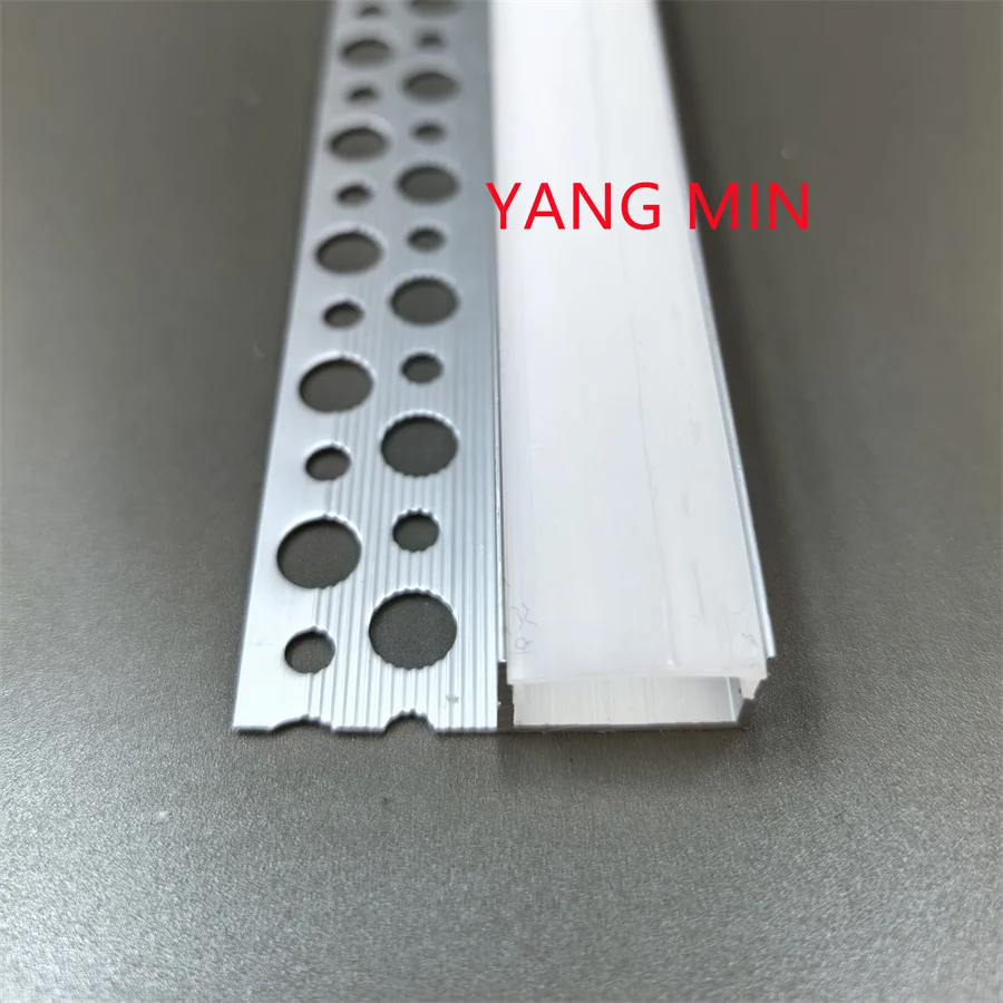 1.5m/pcs Ceiling Bar Lighting Strips Recessed Linear Profile Alu Channel Drywall Gypsum Wall Plaster LED Aluminium Profile