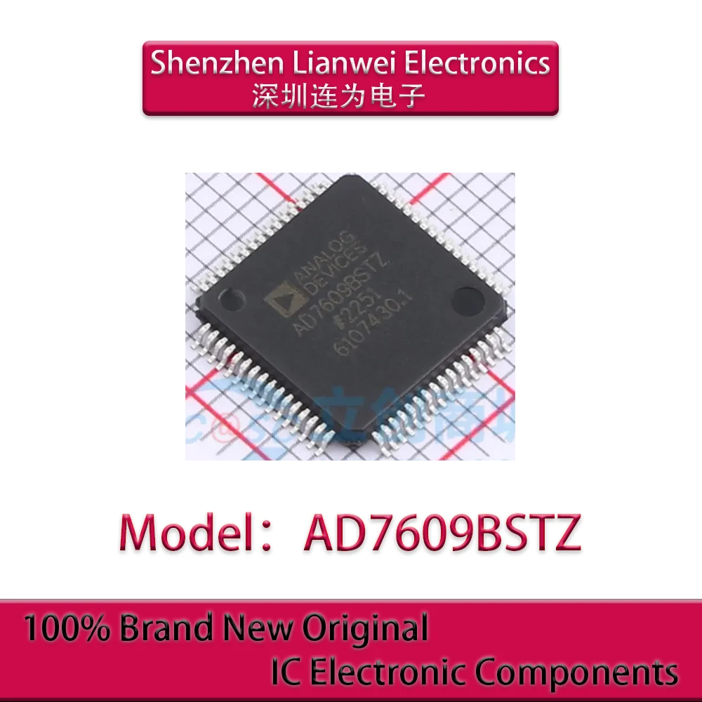 

100% New Original AD7609BSTZ AD7609 IC Chipset LQFP-64