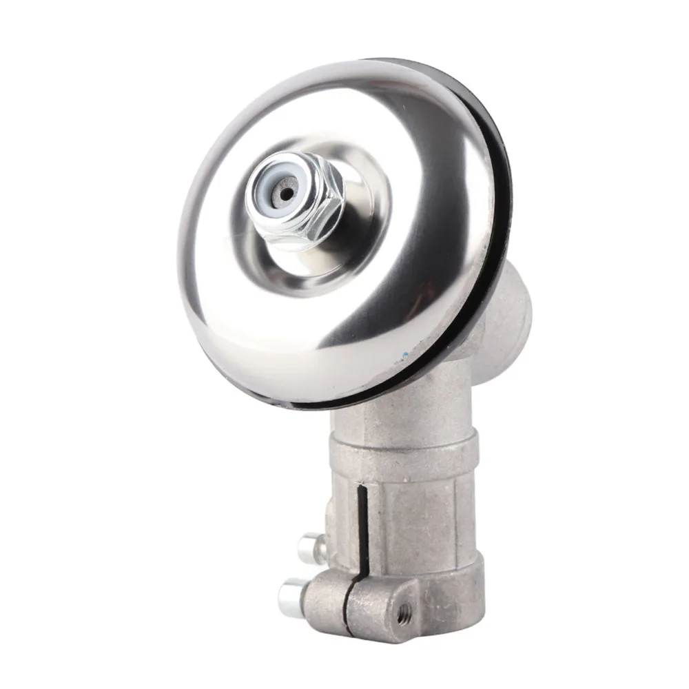 Durable Metal Brush Cutter Gearbox Universal Silver Trimmer Gear Head Compact 9 Teeth Brushcutter Accessory