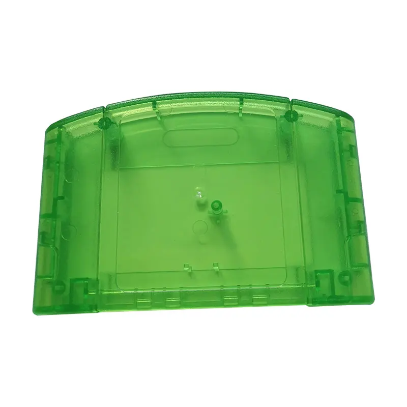 Imagem -03 - Game Card Shell para N64 Cartucho de Cartão Versão Eua Escudo de Substituição Transparente Verde 10 Pcs