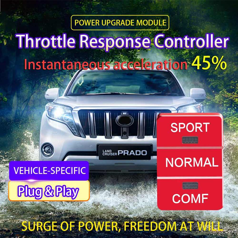 

Pedal Commander Throttle Response Controller Throttle Power Accelerator Compatible with Toyota Land Cruiser LC200 Lexus LX570