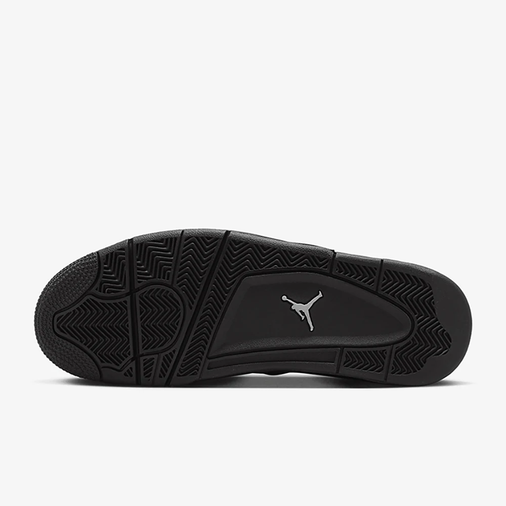 حذاء كرة السلة Nike Air Jordan 4 AJ4 منخفض الارتفاع باللون الأسود مريح ومتعدد الاستخدامات لكل من الرجال والنساء FQ7939-004 #2