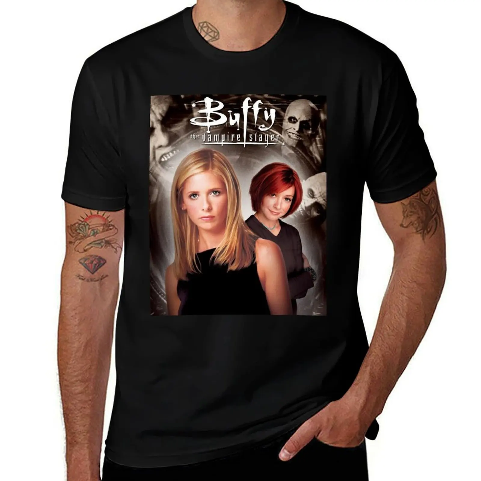 

BUFFY-WILLOW T-Shirt summer clothes summer 2025 Aesthetic clothing custom t-shirts men t shirts