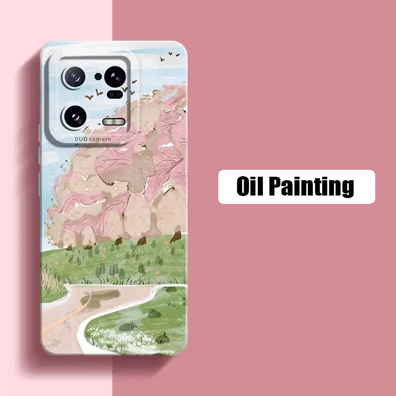 Interesting oil painting phone case For Xiaomi 13 Pro 11T 12T 13T 12X 12 12S Pro Mi 11 Lite 5G ne Poco X5 F5 F3 X3 Phone Cover