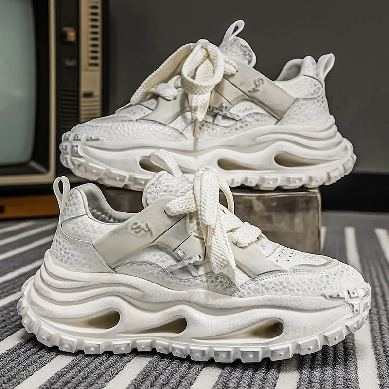 

2026 New Casual Men's Sneakers Mesh Breathable and Comfortable Men's Shoes Cushioning Jogging Shoes for Man Zapatillas De Hombre