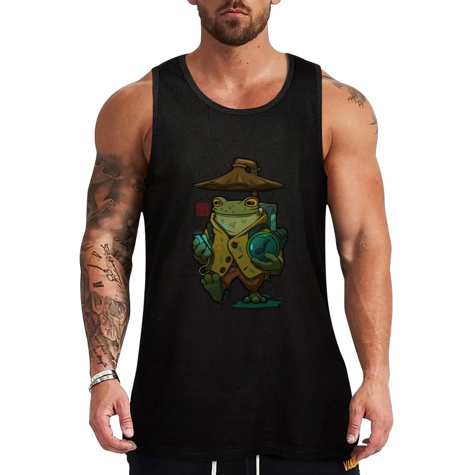 

Sprog and Brog Tank Top Men's singlets gym clothes men vest men