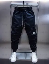 Sarouel cargo de luxe pour hommes, pantalons de survêtement de jogging décontractés, pantalons de sport de camping en plein air, vêtements de marque de haute qualité, mode