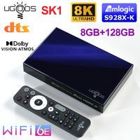 UGOOS SK1 TV BOX Amlogic S928X-K Android 11.0 LPDDR4 8G128G Supoprt Dolby Vision/Audio/ATMOS DTS Stick Dongle Android Windows OS