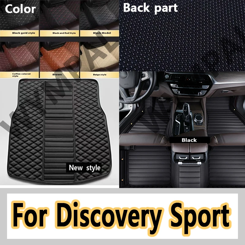 

Luxury Car Floor Mats For Land Rover Discovery Sport Five Seats 2016 2017 2018 2019 Custom Foot Pads Carpet Cover Interior Mats