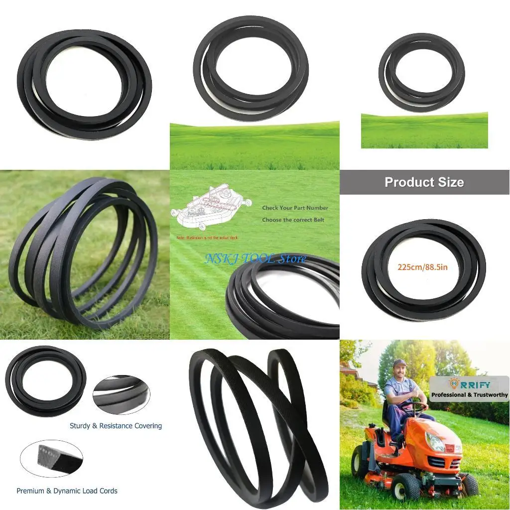 

L8RC GX20006 Transmission Belt for Lawn Mowers Robust Chloroprene Rubber