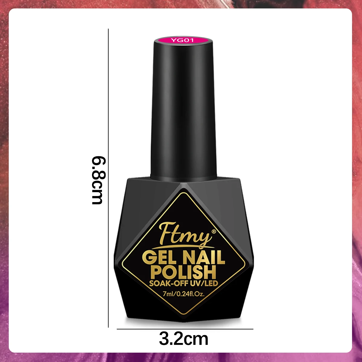 7ML مضيئة لا يمسح معطف فوقي يتوهج على الظلام هلام طلاء الأظافر، للمنزل صالون مسمار الفن DIY! #3