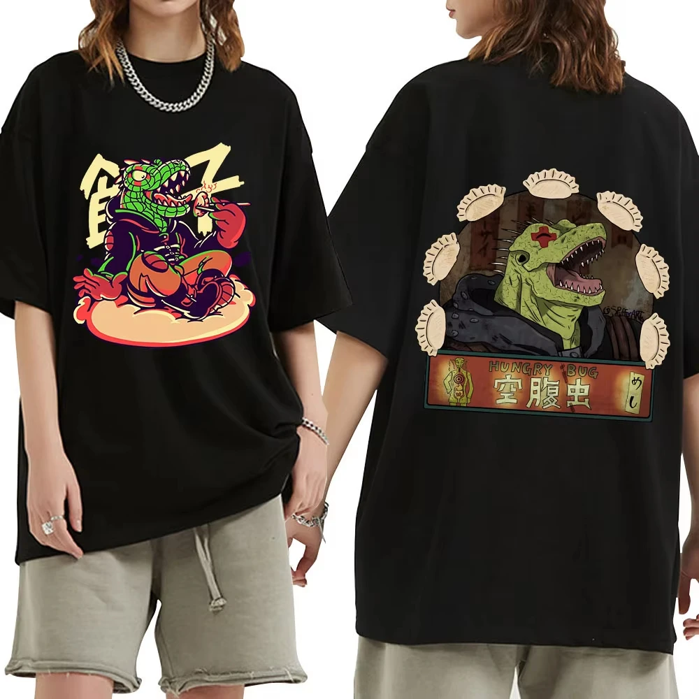 Anime Dorohedoro Kaiman T-Shirt Graphic Print Oversized Unisex T Shirt Streetwear Cotton New Retro Unisex Casual Fashion Classic