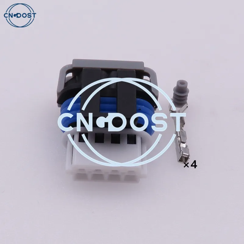 1 Set 4 Pin 15439568 15413116 O2 Oxygen Sensor Plug Intake Air Pressure Sensor Connector Temperature Socket AC Assembly