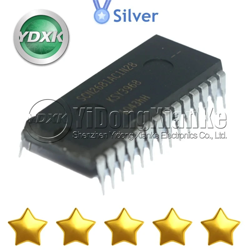 SCN2681AC1N28 DIP28 Electronic Components R65C51P3 S2564RL-100 SAA1101P SAA3010P SC5513-BSZ New Original SCN2661AC1N28