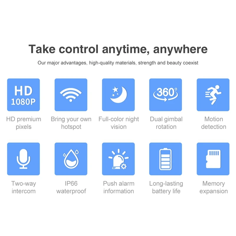 

【T330】1080P Waterproof Wireless WIFi Camera 2.4G Outdoor Video Surveillance Wifi Security Protection Camera