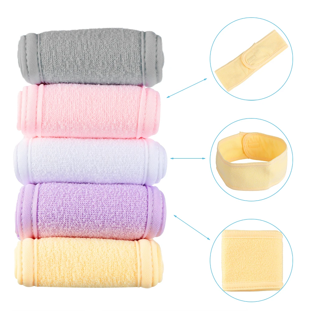 Women Fashion Bath Caps Cosmetic Facial Makeup Hairband Turban Tiara Turban Head Band