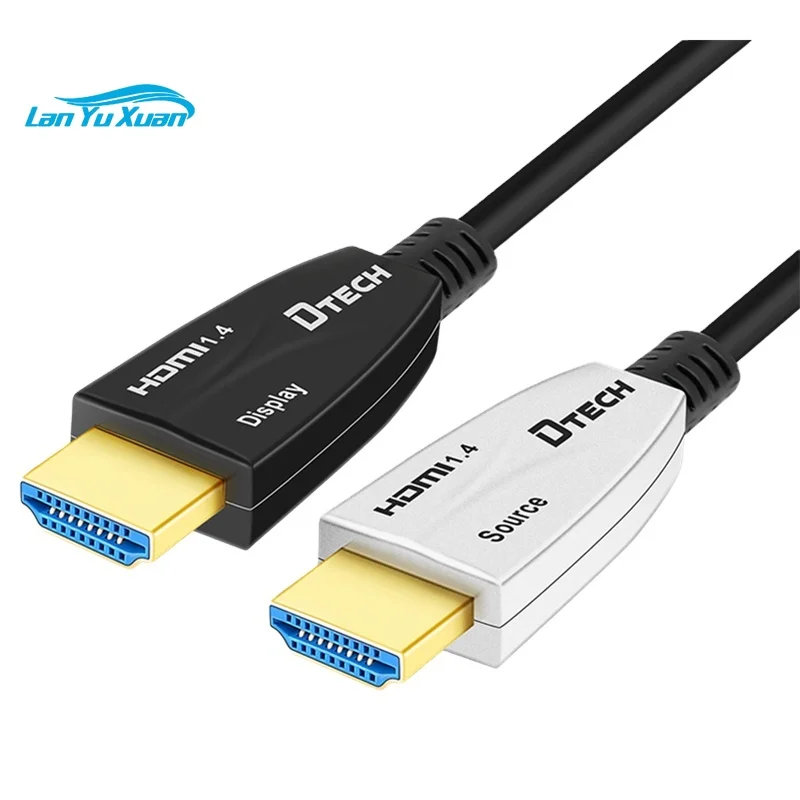 DTECH 4k HDMI Fiber Cable 2m HDMI 1.4 Cable for HDTV Projector