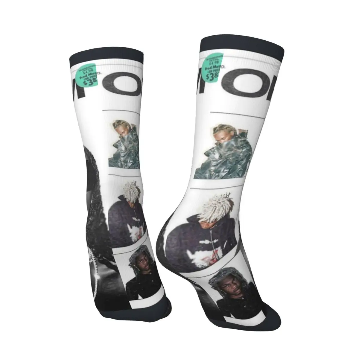 Retro Crazy Men's compression Socks Unisex playboi carti Harajuku Pattern Printed Sock Boys Gift official-website tops fugees