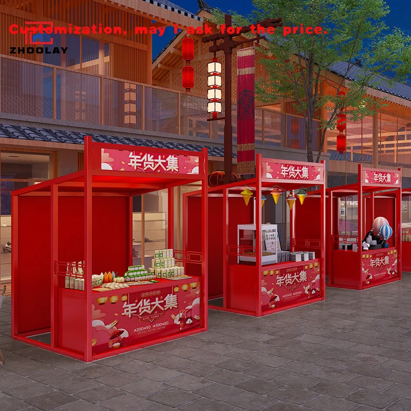 Custom.Market Stalls عرض كشك النشاط التجاري في الهواء الطلق حوامل متنقلة محمولة