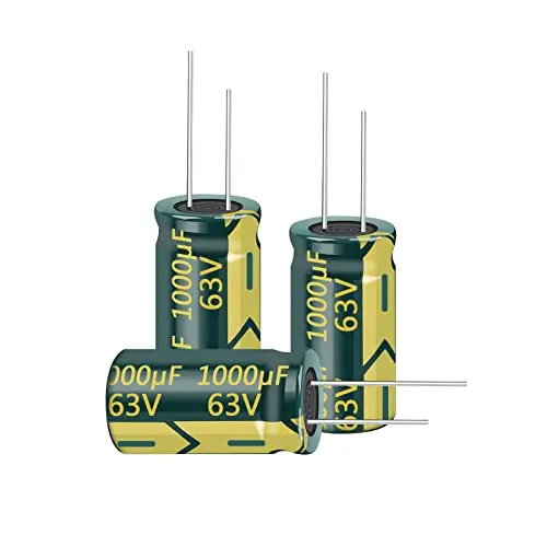 10pcs 63V 1000UF Capacitor 16X25MM(0.63x0.98in) High Frequency Aluminum Electrolytic Capacitors for TV, LCD Monitor, Game