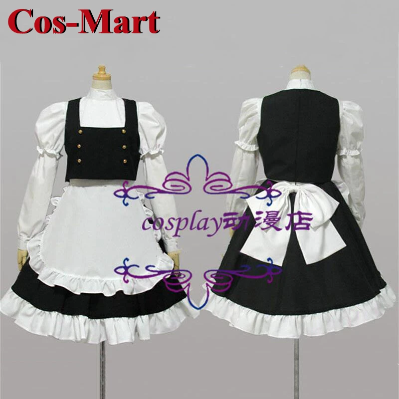 

Cos-Mart Game Touhou Project Kirisame Marisa Cosplay Costume Lovely Sweet Maid Dress Activity Party Role Play Clothing