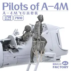 MAGIC FACTORY 7510 1/48 Pilots Of A-4M  Plastic Model Kit