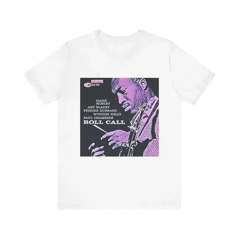 Hank Mobley Jazz Art Print Crewneck Jersey T Shirt