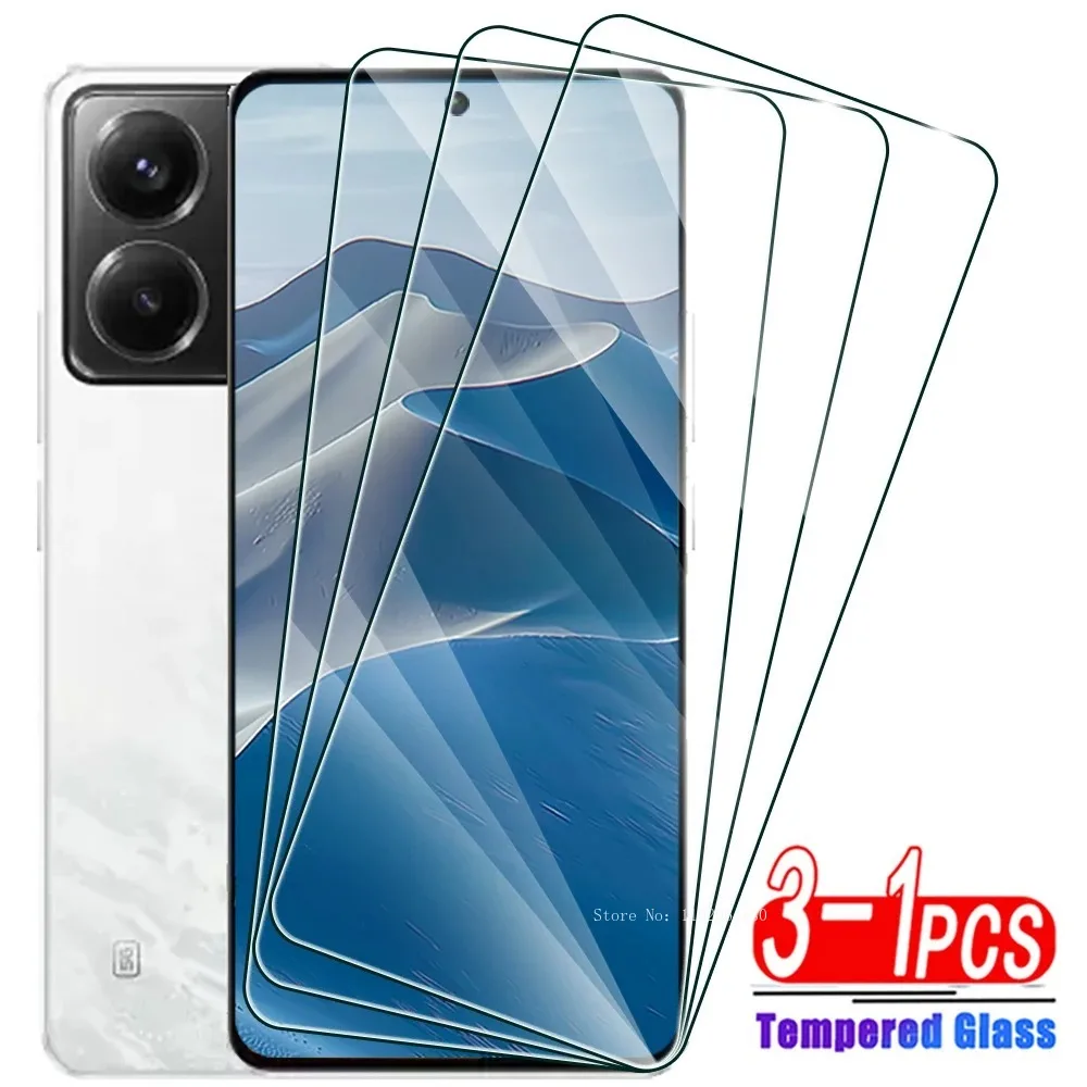 Protector de pantalla de vidrio templado para Xiaomi Poco X3, X4, X5, X6 Pro, 5G, 3-1 pieza