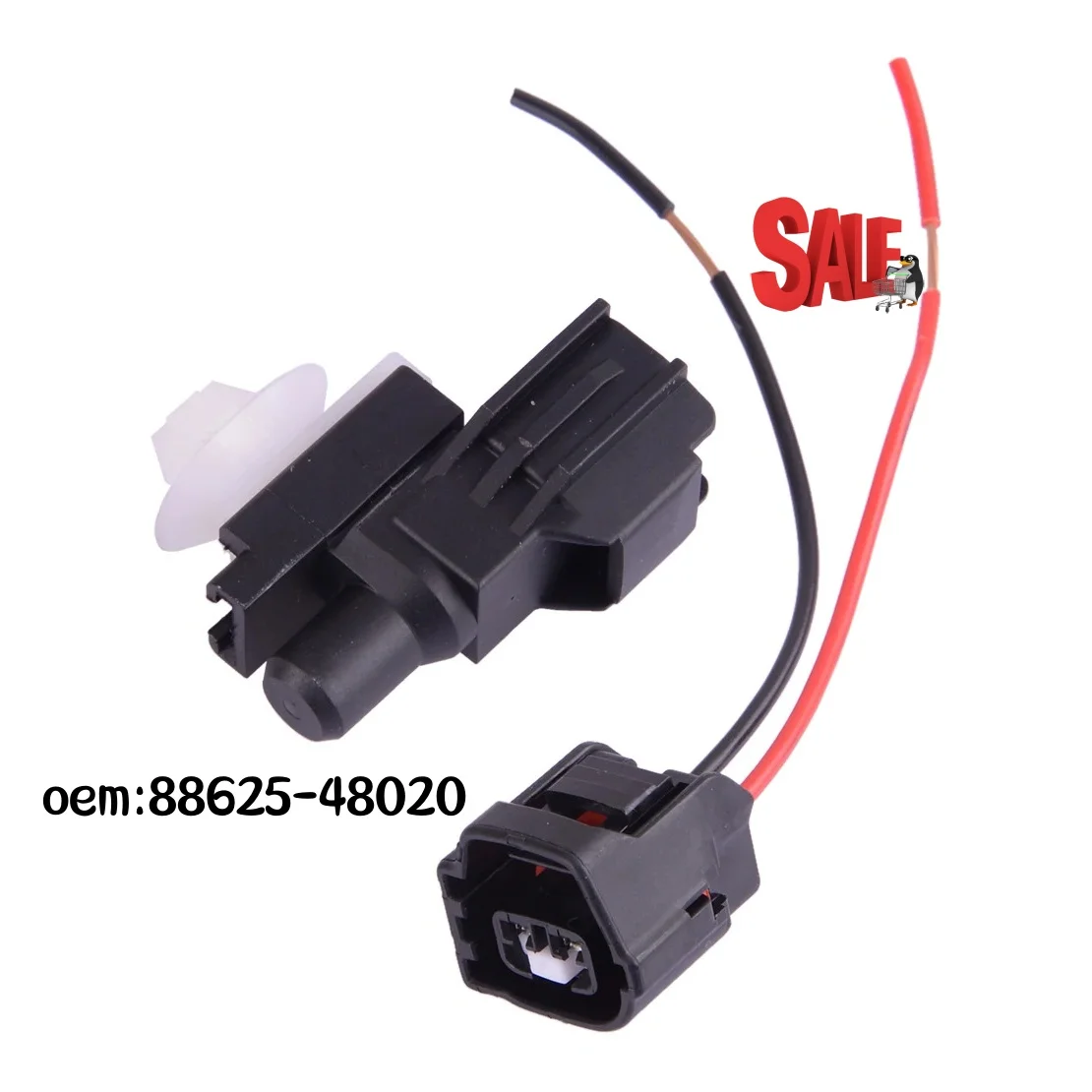 MR320628 88625-48020 88625-48121 88790-22131 Ambient Air Temperature Sensor with Connector Pigtail Plug for Mitsubishi