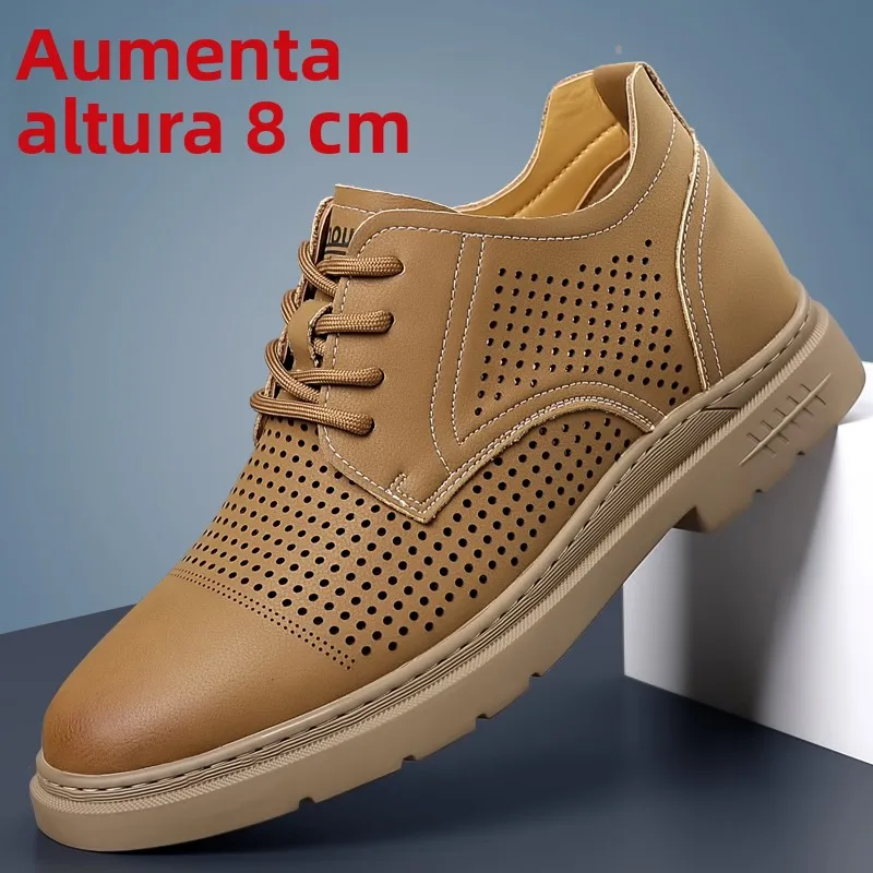 sandales-d'ete-decontractees-pour-hommes-en-cuir-veritable-ajourees-et-respirantes-style-affaires-avec-talon-en-caoutchouc-rehaussant-de-8-cm