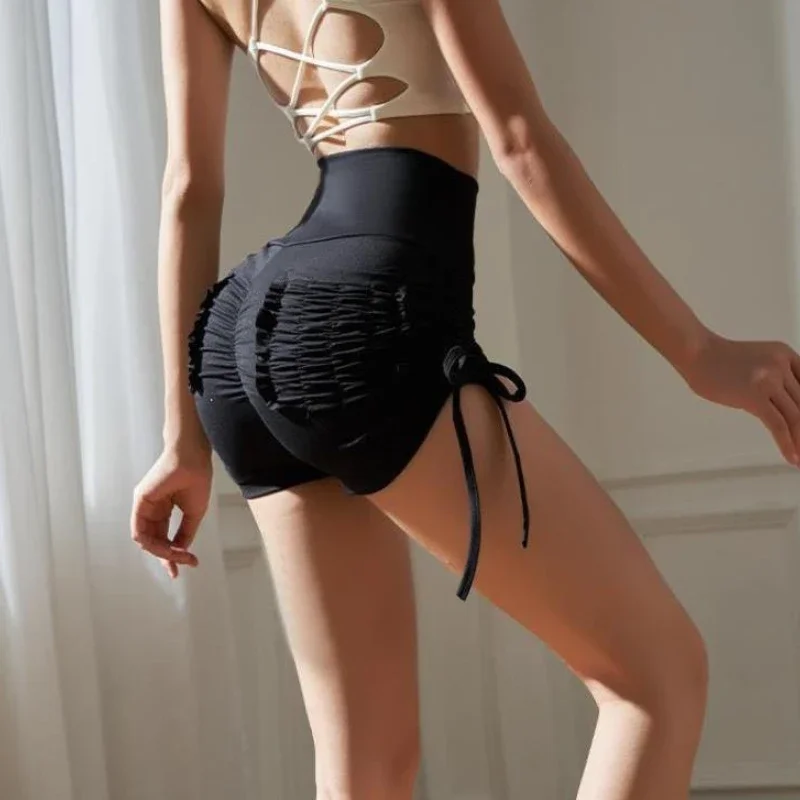 Booty Running Tight with Waist Pocket Sport Female Short Pants High Fitness Sports Gym Skinny Women's Shorts Harajuku Fashion XL