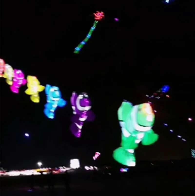 성인용 LED 물고기 연, 연 날리기 장난감, 전문가용 연, 풍선 장난감, 야외 정원 게임, 초대형 연, 야외 장난감